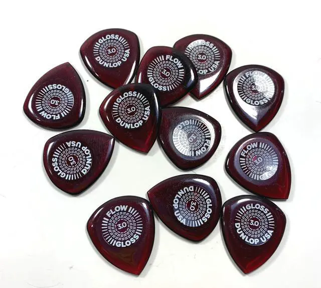 Main image of Dunlop Guitar Picks FLOW Gloss 12 Pack Ultex 3.0mm