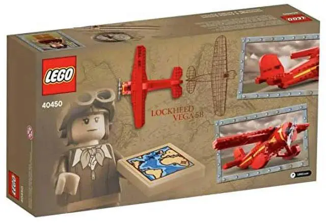 Alt view image 2 of 2 - Lego Amelia Earheart Tribute 40450 Exclusive Building Set