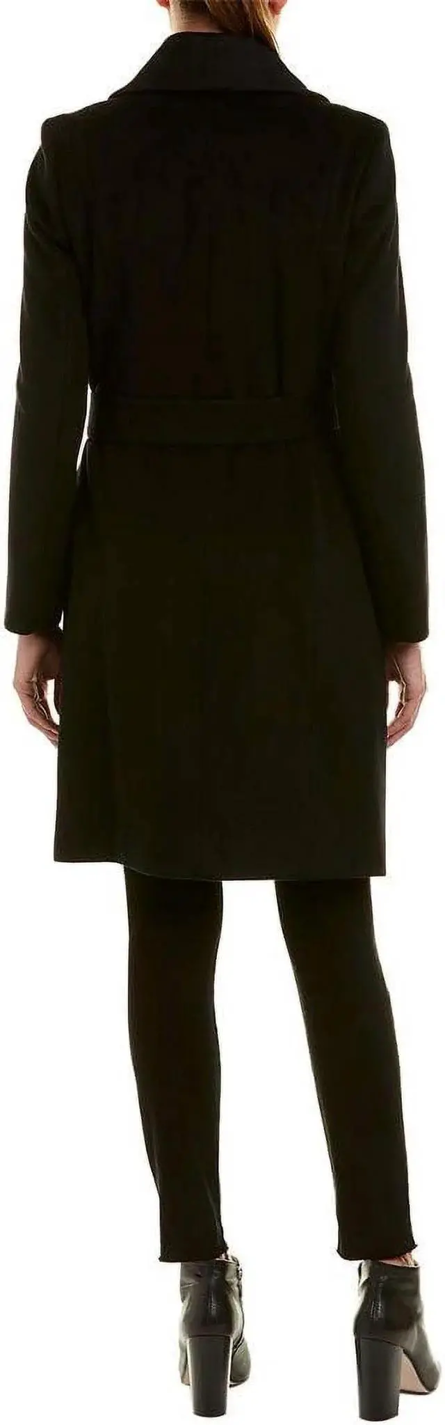 Alt view image 2 of 4 - Cole Haan womens Belted Wool Classically Elegant Coat for Year-round Style