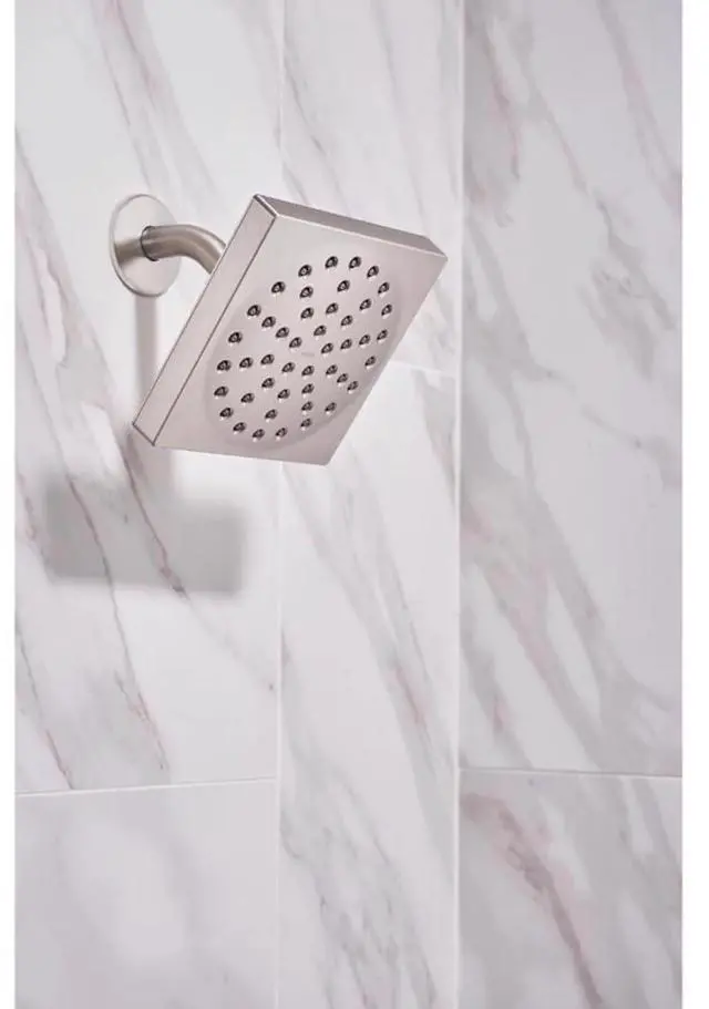Alt view image 5 of 7 - Moen Genta 1-Handle Brushed Nickel Tub and Shower Faucet