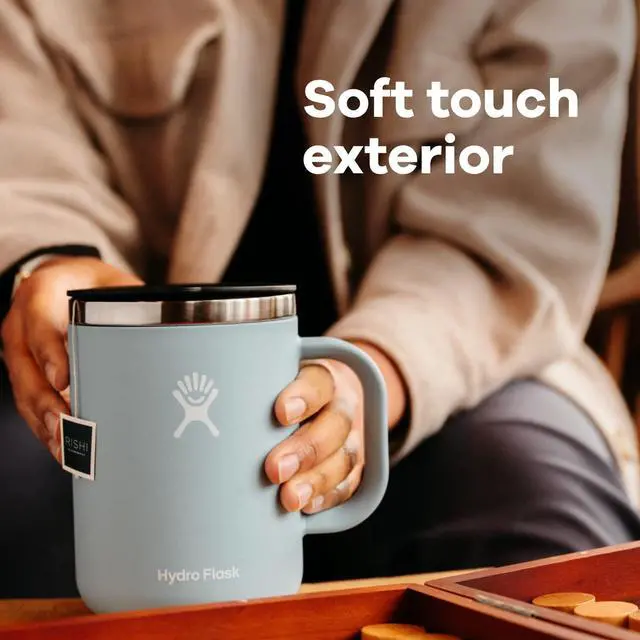 Alt view image 7 of 7 - Hydro Flask Stainless Steel Mug - Insulated Travel Portable Coffee Tumbler with Handle, 6 fl oz