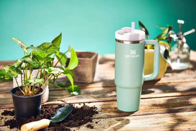 Alt view image 4 of 4 - Stanley Quencher H2.O FlowState Tumbler 30oz Eucalyptus