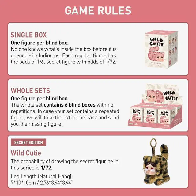 Alt view image 4 of 8 - POP MART: CRYBABY Wild but Cutie Series Vinyl Plush Pendant - 1 Box