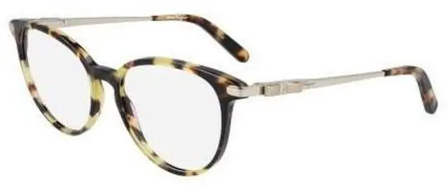 Alt view image 2 of 4 - SALVATORE FERRAGAMO-SF2862 215 - 55 Oval Eyeglasses Tokyo Tortoise