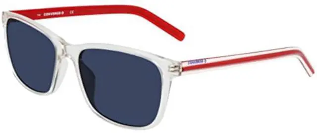 Alt view image 3 of 4 - CONVERSE-CV506S CHUCK 102 Rectangle Sunglasses Crystal Egret Dark Blue Solid