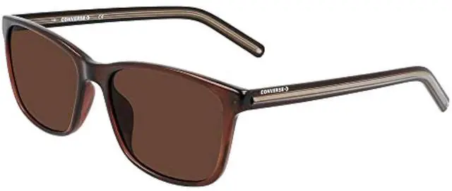 Alt view image 3 of 4 - CONVERSE-CV506S CHUCK 201 Rectangle Sunglasses Crystal Dark Root Brown Solid