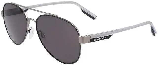 Alt view image 3 of 5 - CONVERSE-CV300S DISRUPT 001 Aviator Sunglasses Matte Black Dark Gray Solid