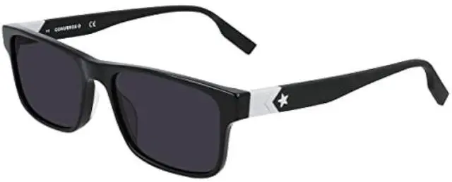 Alt view image 3 of 4 - CONVERSE-CV520S RISE UP 001 Rectangle Sunglasses Black Dark Gray Solid
