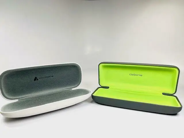 Alt view image 5 of 5 - LIZ CLAIBORNE-L 638 0PID Rectangle Eyeglasses Shiny Blue Gray