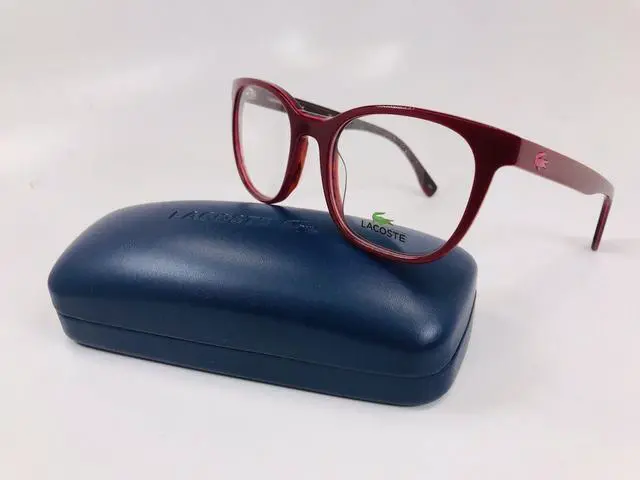 Alt view image 7 of 13 - Lacoste Women's Eyeglasses L2809 615 Red Plastic 50 19 140