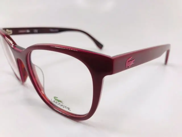 Alt view image 10 of 13 - Lacoste Women's Eyeglasses L2809 615 Red Plastic 50 19 140