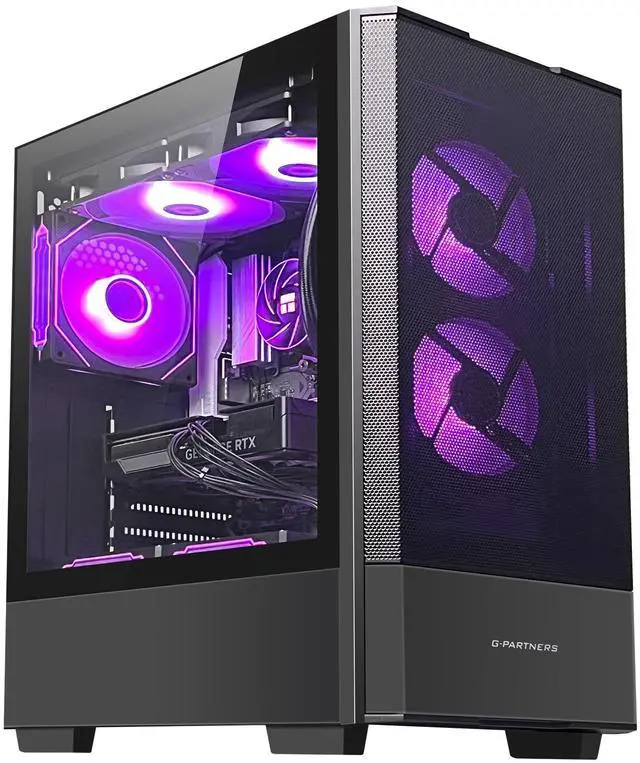 ALCPOK Gaming PC Desktop, AMD Ryzen 5 9600X 3.9GHz(5.4GHz Turbo), RTX5060ti 8GB GDDR7 DLSS4, 32GB DDR5 RAM 6000MHz, 1TB NVME SSD, ARGB Water Cooling, WiFi Prebuilt Gaming Computer Windows 11