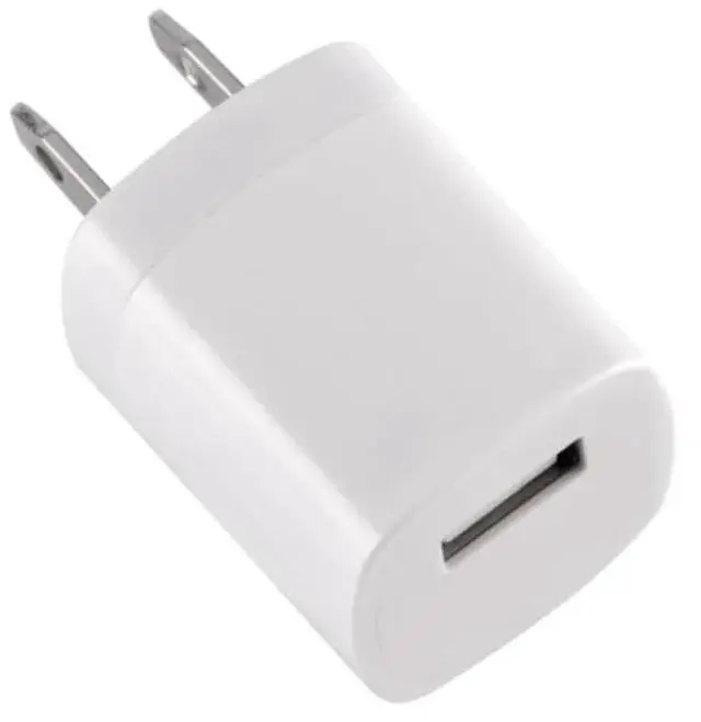 Alt view image 2 of 5 - Qixxronics USB Wall Charger Cube, 1A/5V USB Adapter Block, USB Adapter Power Plug Charging Base Replacement for iPhone 14/13/11/12 XS/XS Max/X/8/7/6, Galaxy S9/S8/S8 Plus, Moto, Kindle, LG 4 Packs