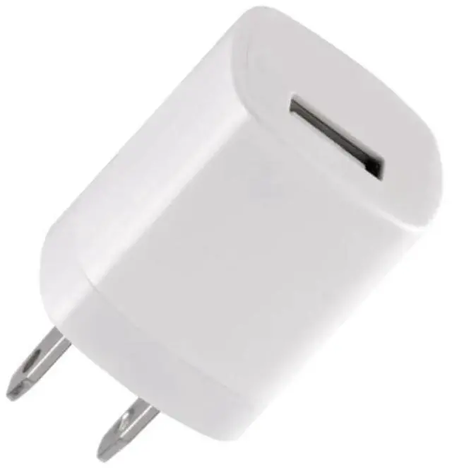 Alt view image 5 of 5 - Qixxronics USB Wall Charger Cube, 1A/5V USB Adapter Block, USB Adapter Power Plug Charging Base Replacement for iPhone 14/13/11/12 XS/XS Max/X/8/7/6, Galaxy S9/S8/S8 Plus, Moto, Kindle, LG 4 Packs