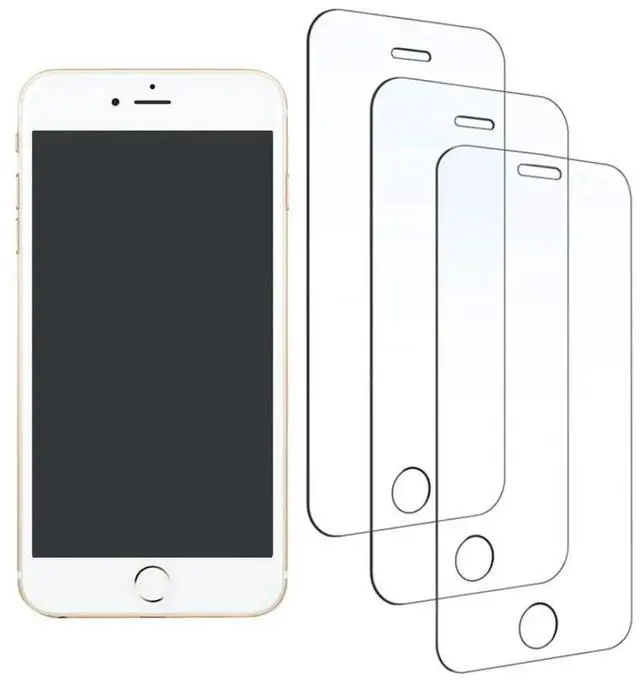 Alt view image 7 of 7 - Qixxronics 3-Pack Tempered Glass Screen Protector Compatible With iPhone 14 Pro 13 MINI 14 15 16 PLUS 11 12 PRO MAX