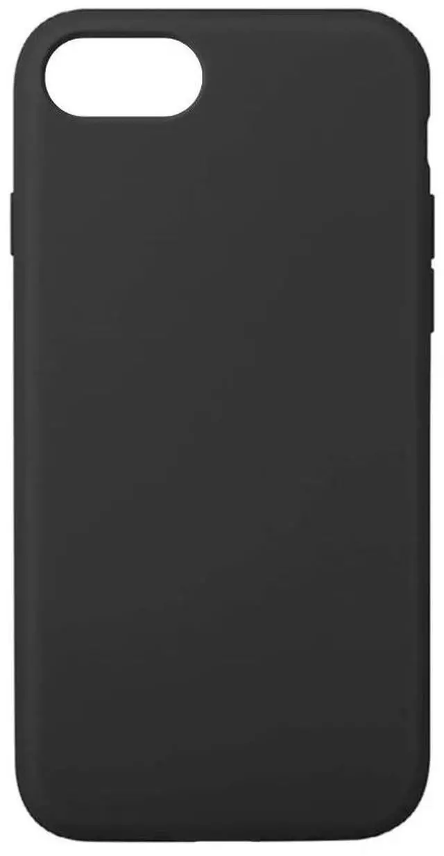 Alt view image 5 of 5 - Qixxronics for iPhone SE2 / iPhone SE3 Silicone Case Black Shockproof Slim Design Phone Case Cover