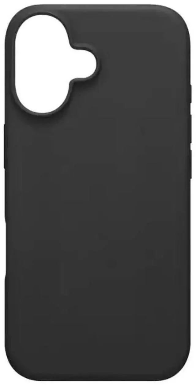 Alt view image 5 of 5 - Qixxronics for iPhone 16 Silicone Case Black Shockproof Slim Design Phone Case Cover