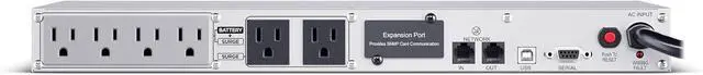 Alt view image 3 of 6 - CyberPower CP500PFCRM1U PFC Sinewave UPS Battery Backup and Surge Protector, 500VA/300W, 6 Outlets, AVR, 1U Rackmount; UL Certified