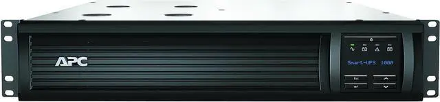 Alt view image 2 of 3 - APC Smart-UPS, SMT1000RM2UC 2U Rack Back-UPS, 1000 VA Backup Battery Power Supply, 6 x NEMA 5-15R, SmartConnect Port, SmartSlot, AVR, LCD Screen Bundled with 16GB USB Storage