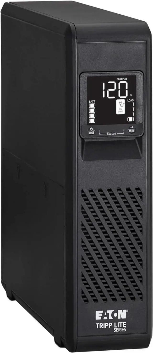 Main image of Eaton Tripp Lite Series SMART750PSRTNC 750VA Online Cloud-Connected Tower UPS Battery Backup & Surge Protector, 475W, Pure Sine Wave, AVR, Computer Uninterruptible Power Supply Units