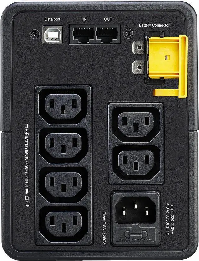 Alt view image 3 of 7 - APC BY SCHNEIDER ELECTRIC Back UPS 950VA  BX950MI - Backup Battery and Surge Protection, Inverter with AVR, Data Protection