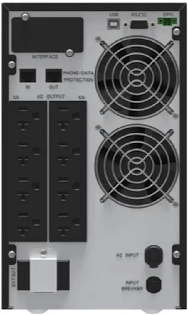 Alt view image 3 of 3 - EARTH DSP-Controlled On-line Uninterruptible Power Supply UPS. Output 2000VA/1800W