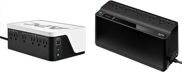 Main image of APC 500VA & 600VA Battery Backup Surge Protectors with USB Charging Ports, BE500G3 & BE600M1 Back-UPS