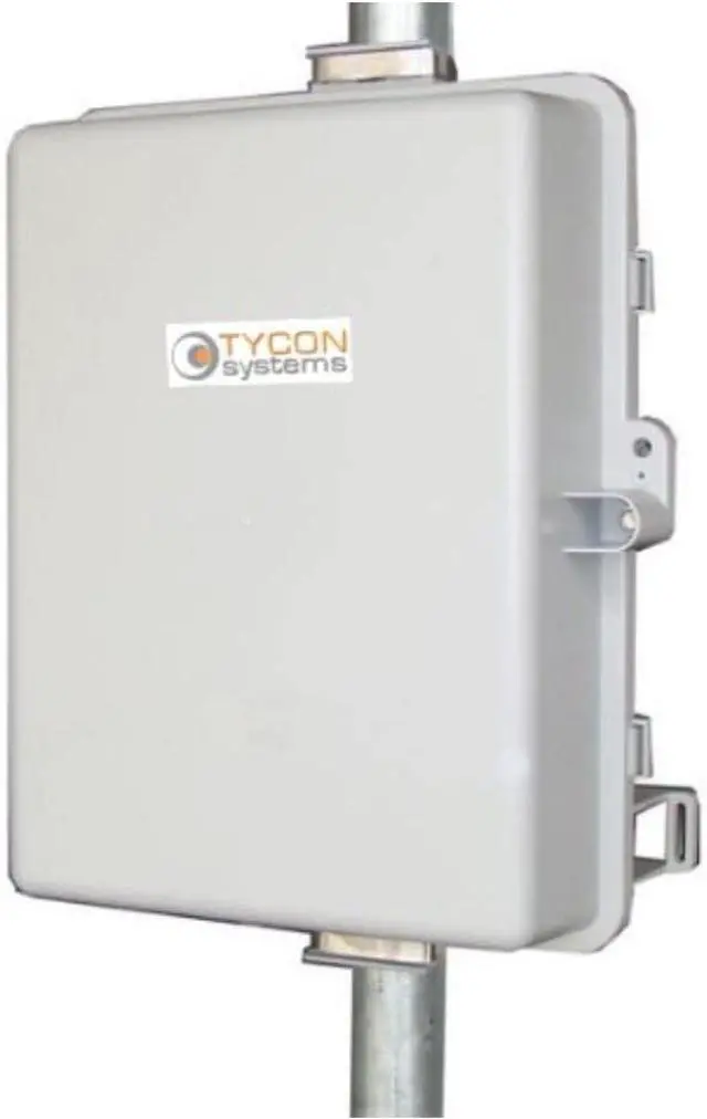 Main image of UPSPro 24V 18Ah 432Wh Outdoor Backup Pwr Sys, 24V 8A PWM PoE Powered Chrg Ctrl w/Ld Ctrl 24V 30W Pasv PoE + 24V 1.5A Aux Out, Incl 120/240VAC 36V90W Pasv PoE Ins, 2-4" Pole/Wall Mt Lock Polycarb Encl