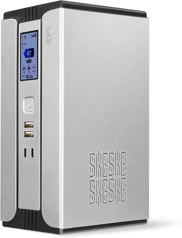 Alt view image 6 of 6 - SKE Mini UPS 30000mAh Battery Backup & Surge Protector Uninterruptible Power Supply UPS for Router Modem PoE DC USB Type-C Ports Sirius