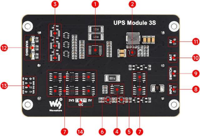 Alt view image 3 of 7 - UPS Power Module for with 5V Uninterruptible Power Supply Multi Battery CircuitsWithout Battery