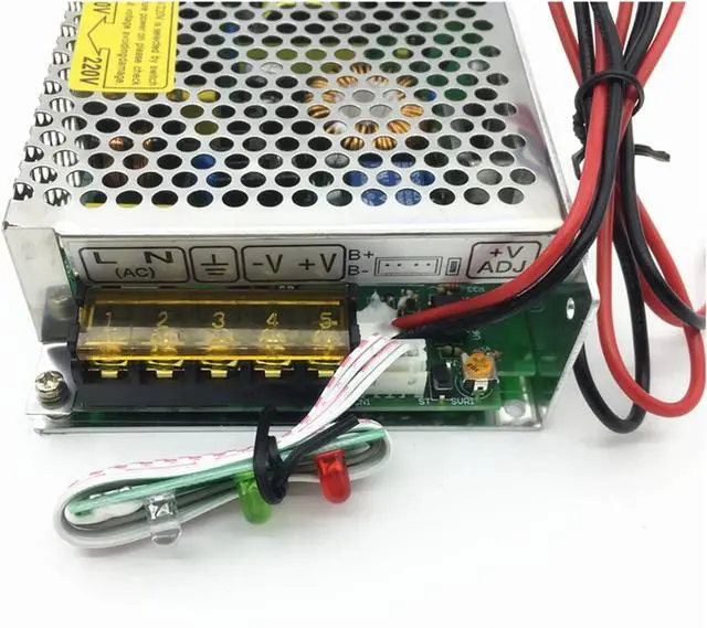 Alt view image 3 of 6 - Universal Switching Power Supply, Ups Switching Power Supply 120w 12v 24V with UPS/Charge Function DC Battery Charger Current Stabilizer(SC-120W-12V), Silver