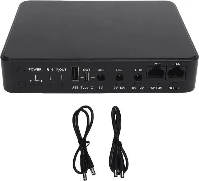 Main image of Eujgoov 18000mAh UPS Battery Backup with Indicator Lights for Router Security Monitoring System Uninterruptible Power Supply