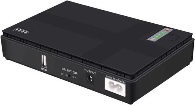Alt view image 3 of 6 - 5V/9V/12V Uninterruptible Power Supply Driver Mini UPS with Back Up Battery