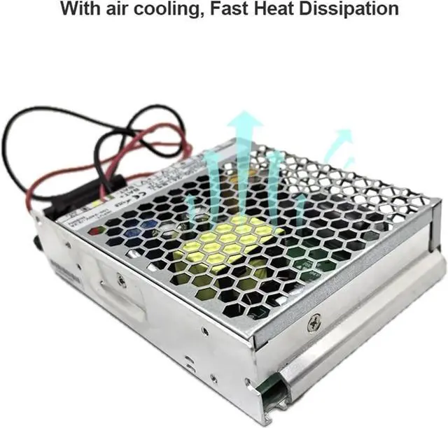Alt view image 3 of 5 - 100W UPS Uninterruptible power supply smps Switching Power Supply AC to DC 13.8V 27.6V 2A/1A for Charge PSC-100-12 PSC-100-24(12V)