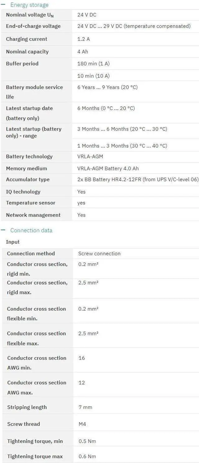 Alt view image 5 of 7 - 1pcs Phoenix Quint-UPS/ 24DC/ 24DC/10/3.4AH Uninterruptible Power Supply New
