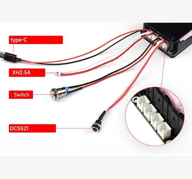 Alt view image 7 of 7 - 5V 5A Power Supply Uninterruptible UPS HAT Power Output at The Same Time,Multi Battery Protection Circuits for Raspberry Pi 4 Model B