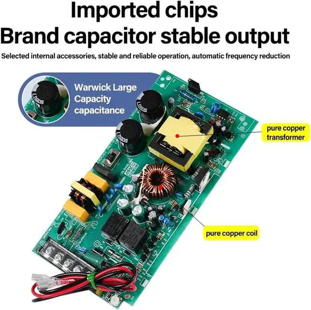 Alt view image 3 of 7 - UPS/Charge Function Switching Power Supply 35W 60W 100W 120W 150W 180W 250W 350W 110/220V AC/DC 12V 24V Battery Charger(12V_150W)