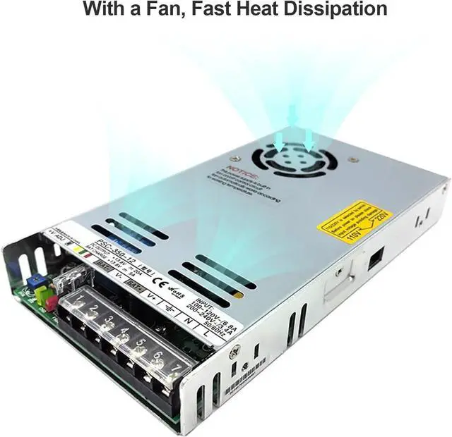 Alt view image 5 of 6 - 350w 12/24v AC UPS/Charging Function Monitoring Switching Power Supply Input 110/220v Battery Charger Output 27.6VDC(12V_350W)