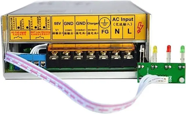 Alt view image 3 of 5 - 350W 48V 7.5A UPS Charge Function Switching Power Supply 55V Battery Charger Backup(Lithium Battery)
