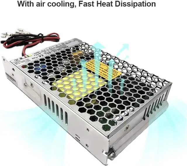 Alt view image 3 of 5 - 150W high Efficiency ups Power Supply, Battery-Less AC to DC 12V 24VDC Battery Charger PSC-150-12 PSC-150-24(24V_150W)