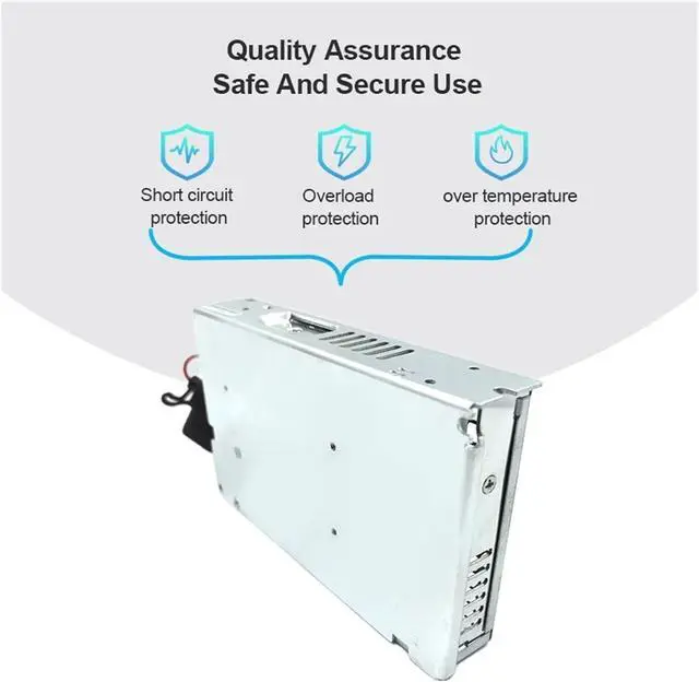 Alt view image 4 of 5 - 150W high Efficiency ups Power Supply, Battery-Less AC to DC 12V 24VDC Battery Charger PSC-150-12 PSC-150-24(24V_150W)