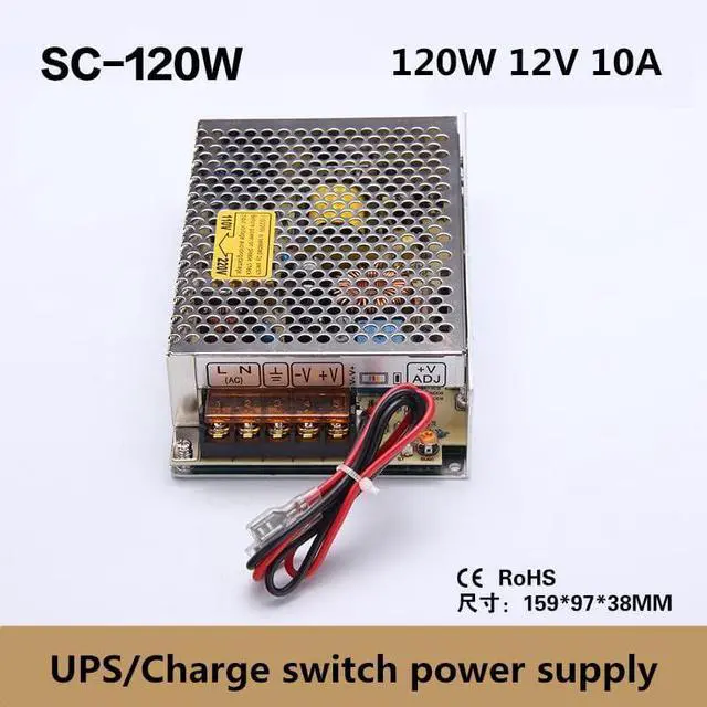 Alt view image 4 of 4 - Ups Switching Power Supply 120w 12v 10a with UPS/Charge Function ac 110/220v to dc 12v Battery Charger 13.8V