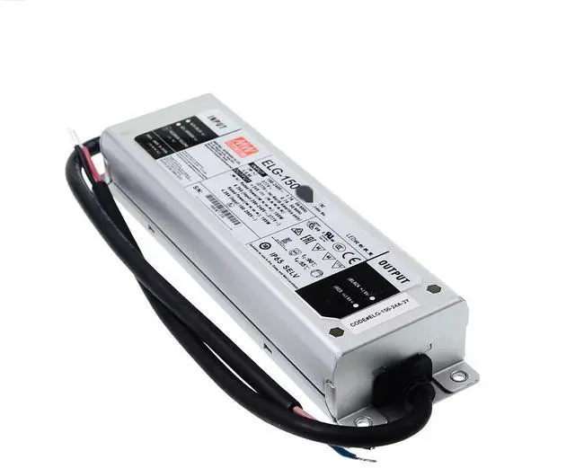 Alt view image 3 of 5 - Mean Well ELG 150W 24V 6.25A LED Driver3 Wire Input ELG-150-24B-3Y Switching Power Supply Converter Transformer with IP67, PFC Function, 3 in 1 Dimming, Metal Case