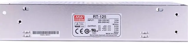 Alt view image 2 of 4 - Mean Well RT Switching Power Supply RT-125D 125W 8A