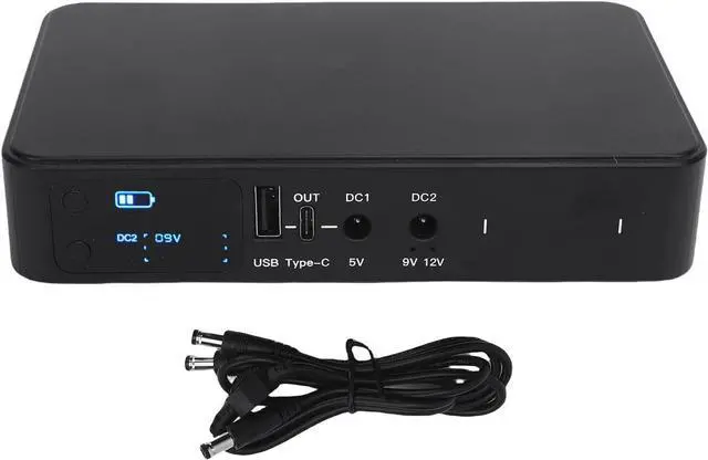 Main image of 18000mAh UPS Battery Backup, USB Type C 5V DC 5V 9V 12V Output Uninterruptible Power Supply, Backup Battery Power Supply for Small Electronics,Security Camera, Router