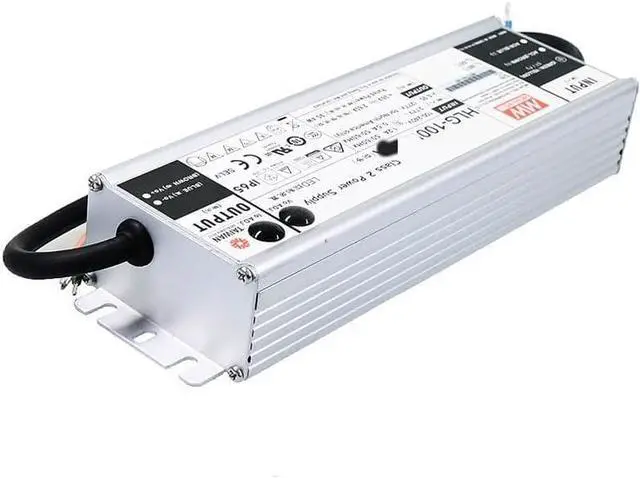 Alt view image 4 of 5 - Mean Well HLG 100W 2A LED Driver HLG-100H-48B Switching Power Supply Converter Transformer with IP67 PFC Function Metal Case 3 in 1 Dimming