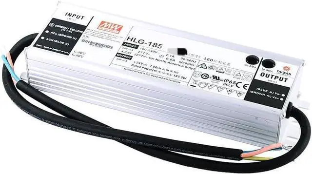 Alt view image 3 of 5 - Mean Well HLG 200W 500mA LED Driver HLG-150H-C500B Switching Power Supply Converter Transformer with IP67 PFC Function Metal Case 3 in 1 Dimming