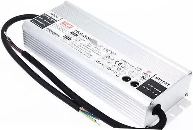 Alt view image 3 of 5 - Mean Well HLG 320W 6.7A LED Driver HLG-320H-48B Switching Power Supply Converter Transformer with IP67 PFC Function Metal Case 3 in 1 Dimming