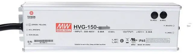 Alt view image 2 of 5 - Mean Well HVG LED Driver HVG-150-24A 150W 6.25A