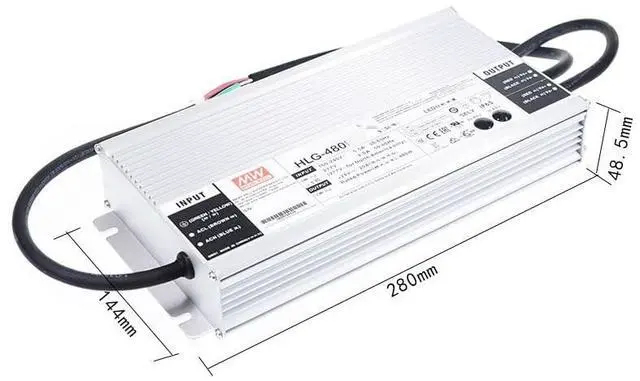 Alt view image 2 of 5 - Mean Well HLG LED Driver HLG-480H-C2100B 480W 2100mA